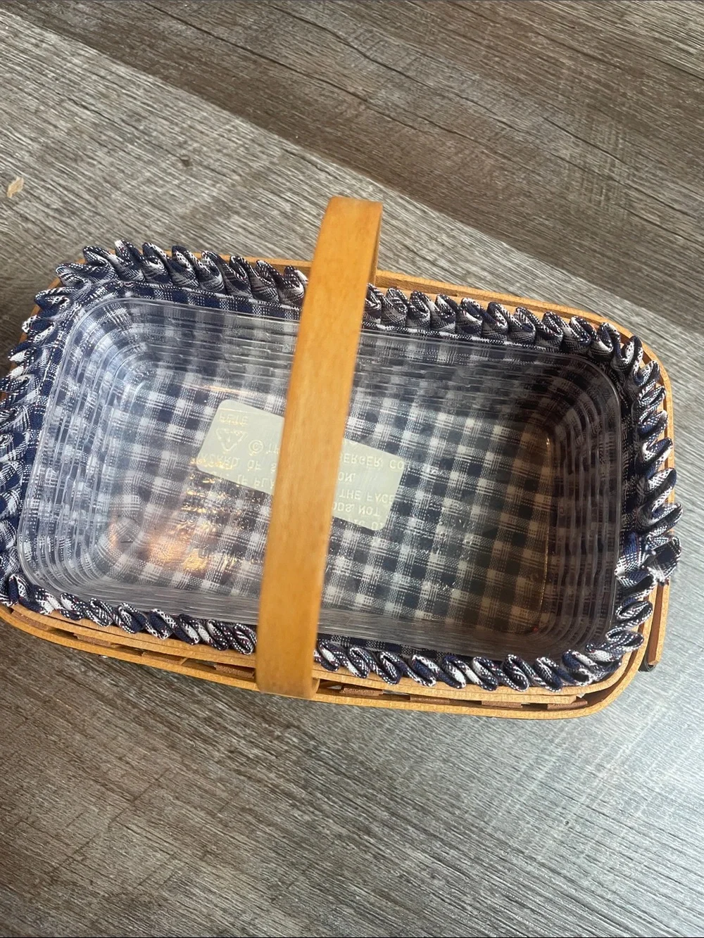 Longaberger JW Collection Miniature 2000-2001 Gathering Basket